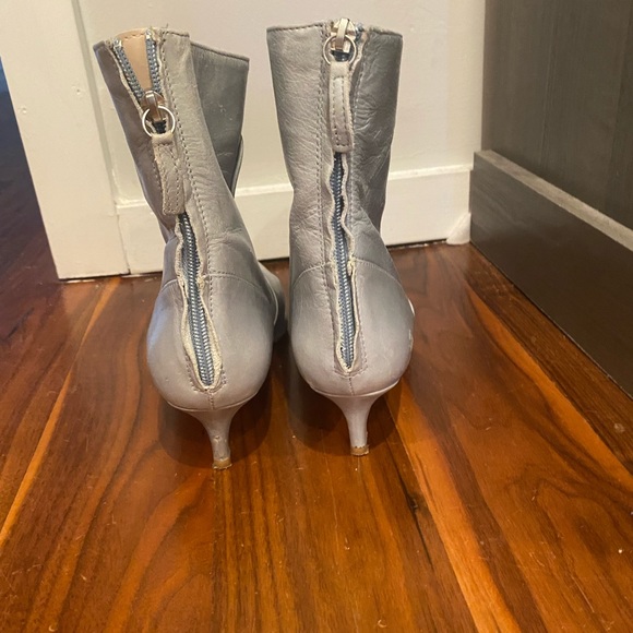 Zara Pointed toe kitten heel booties - Picture 5 of 6